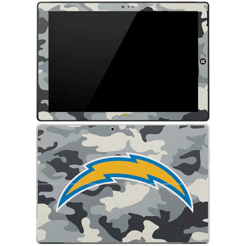 NFL Los Angeles Chargers Camo Surface Pro 3 Skin