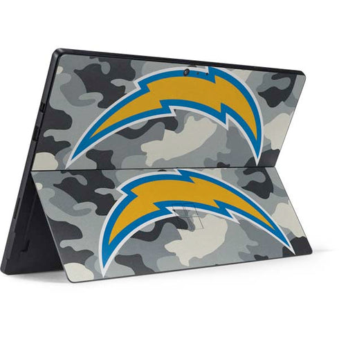 NFL Los Angeles Chargers Camo Surface Pro 6 Skin