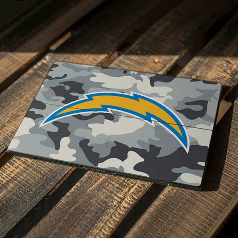 NFL Los Angeles Chargers Camo Surface Pro 6 Skin