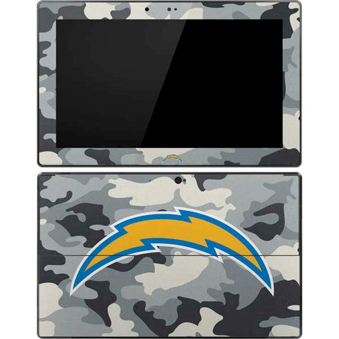NFL Los Angeles Chargers Camo Surface Pro Tablet Skin