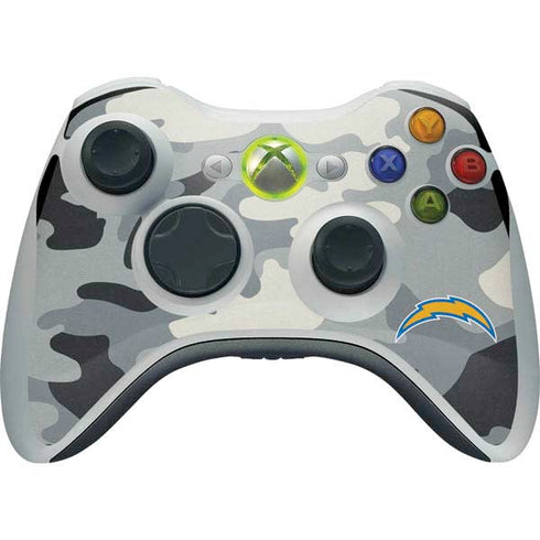 NFL Los Angeles Chargers Camo Xbox 360 Wireless Controller Skin