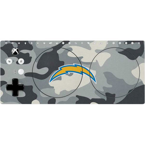 NFL Los Angeles Chargers Camo Xbox Adaptive Controller Skin