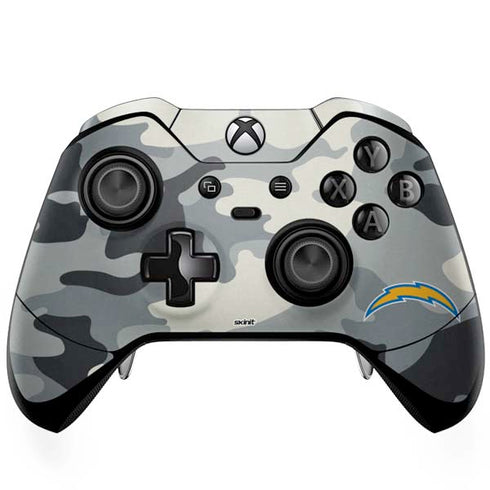 NFL Los Angeles Chargers Camo Xbox One Elite Controller Skin