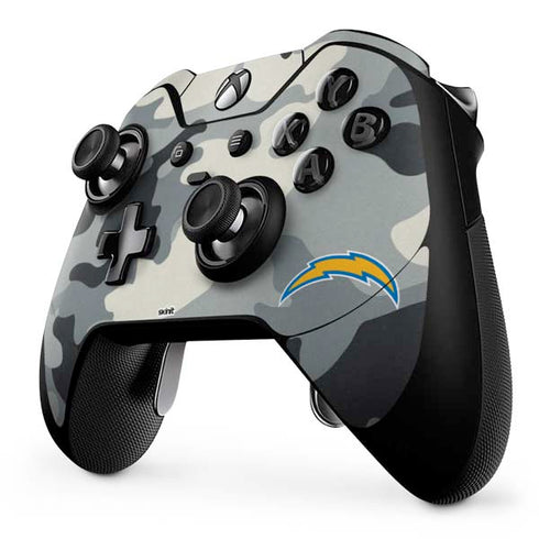 NFL Los Angeles Chargers Camo Xbox One Elite Controller Skin