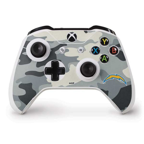 NFL Los Angeles Chargers Camo Xbox One S Controller Skin