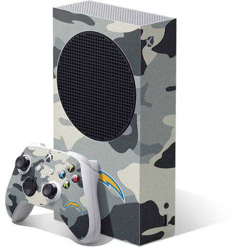 NFL Los Angeles Chargers Camo Xbox Series S Skins