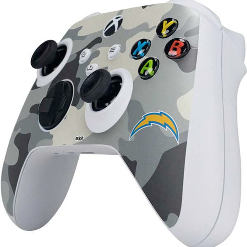 NFL Los Angeles Chargers Camo Xbox Series S Controller Skin
