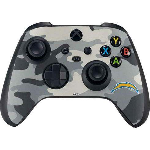 NFL Los Angeles Chargers Camo Xbox Series X Bundle Skin