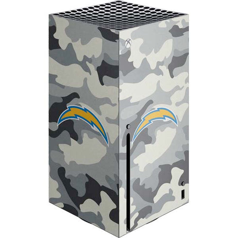 NFL Los Angeles Chargers Camo Xbox Series X Console Skin