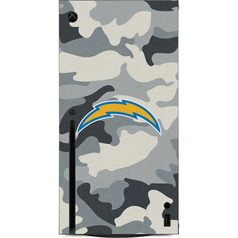 NFL Los Angeles Chargers Camo Xbox Series X Console Skin