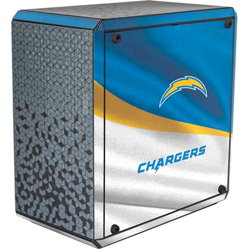 NFL Los Angeles Chargers Cooler Master MasterBox Q300L Mini Tower Skin