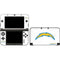 NFL Los Angeles Chargers Distressed 3DS XL 2015 Skin