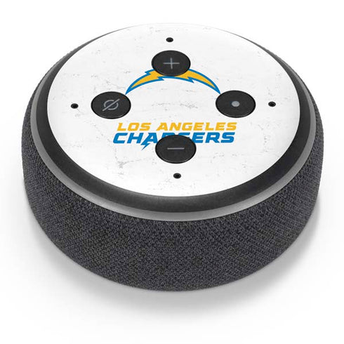NFL Los Angeles Chargers Distressed Amazon Echo Dot Skin