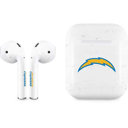 NFL Los Angeles Chargers Distressed Apple AirPods 2 Skin