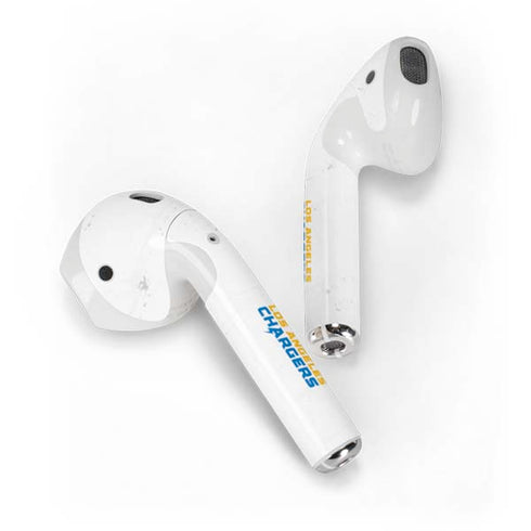 NFL Los Angeles Chargers Distressed Apple AirPods Skin