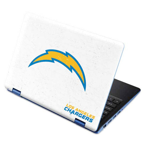 NFL Los Angeles Chargers Distressed Aspire R11 11.6in Skin