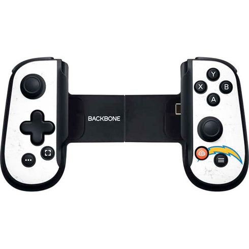 NFL Los Angeles Chargers Distressed Backbone One for iPhone Game Controller Skin