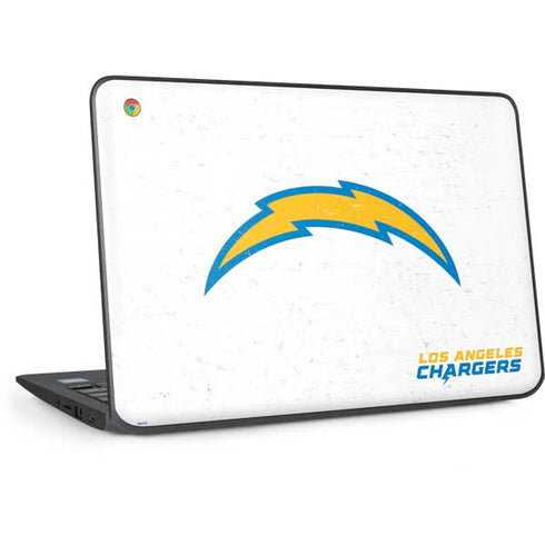 NFL Los Angeles Chargers Distressed HP Chromebook Skin