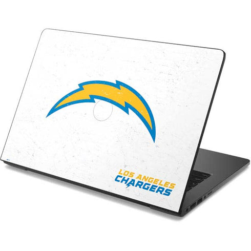 NFL Los Angeles Chargers Distressed Dell Chromebook Skin