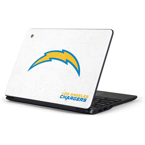 NFL Los Angeles Chargers Distressed Samsung Chromebook Skin