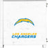 NFL Los Angeles Chargers Distressed Corsair 4000D Tempered Glass Mid-Tower ATX Case Skin