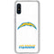 NFL Los Angeles Chargers Distressed Galaxy A10e Clear Case