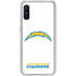 NFL Los Angeles Chargers Distressed Galaxy A10e Clear Case