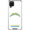 NFL Los Angeles Chargers Distressed Galaxy A12 Clear Case