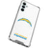 NFL Los Angeles Chargers Distressed Galaxy A13 5G Clear Case