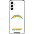 NFL Los Angeles Chargers Distressed Galaxy A14 5G Clear Case