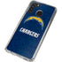 NFL Los Angeles Chargers Distressed Galaxy A21 Clear Case