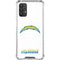 NFL Los Angeles Chargers Distressed Galaxy A32 5G Clear Case