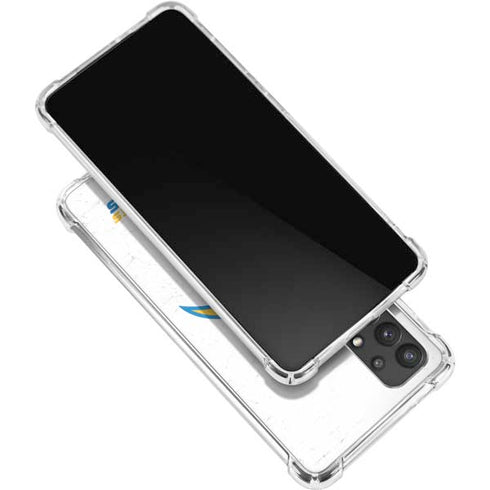 NFL Los Angeles Chargers Distressed Galaxy A32 5G Clear Case