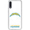 NFL Los Angeles Chargers Distressed Galaxy A50 Clear Case