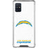 NFL Los Angeles Chargers Distressed Galaxy A51 5G Clear Case