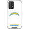 NFL Los Angeles Chargers Distressed Galaxy A52 5G Clear Case