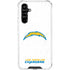 NFL Los Angeles Chargers Distressed Galaxy A54 5G Clear Case