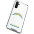 NFL Los Angeles Chargers Distressed Galaxy A54 5G Clear Case