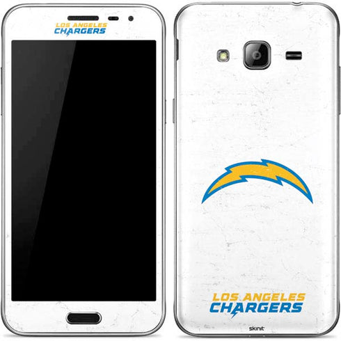 NFL Los Angeles Chargers Distressed Galaxy J3 Skin