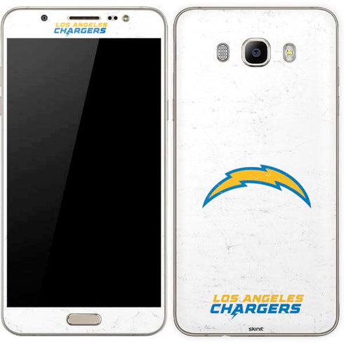 NFL Los Angeles Chargers Distressed Galaxy J7 Skin