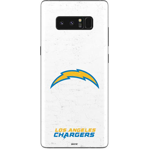 NFL Los Angeles Chargers Distressed Galaxy Note 8 Skin