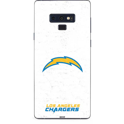 NFL Los Angeles Chargers Distressed Galaxy Note 9 Skin