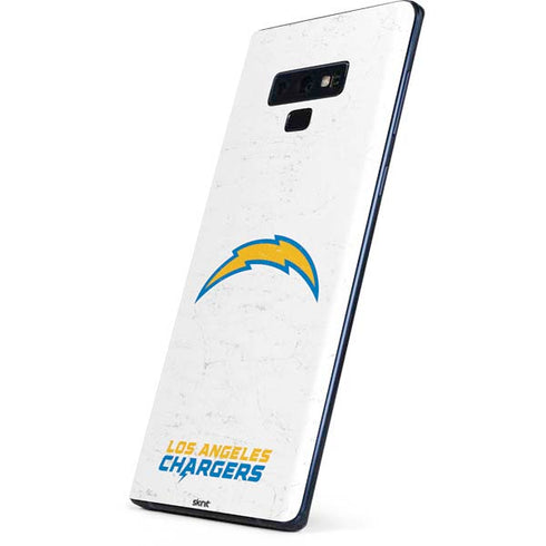 NFL Los Angeles Chargers Distressed Galaxy Note 9 Skin
