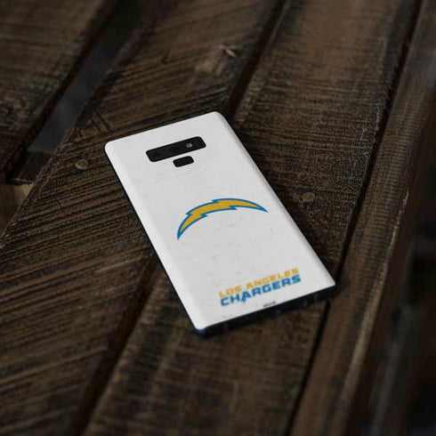 NFL Los Angeles Chargers Distressed Galaxy Note 9 Skin