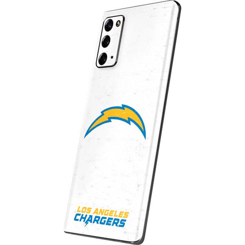 NFL Los Angeles Chargers Distressed Galaxy Note20 5G Skin