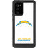 NFL Los Angeles Chargers Distressed Galaxy Note20 5G Waterproof Case