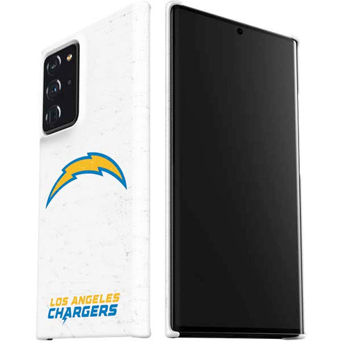 NFL Los Angeles Chargers Distressed Galaxy Note20 Ultra 5G Lite Case