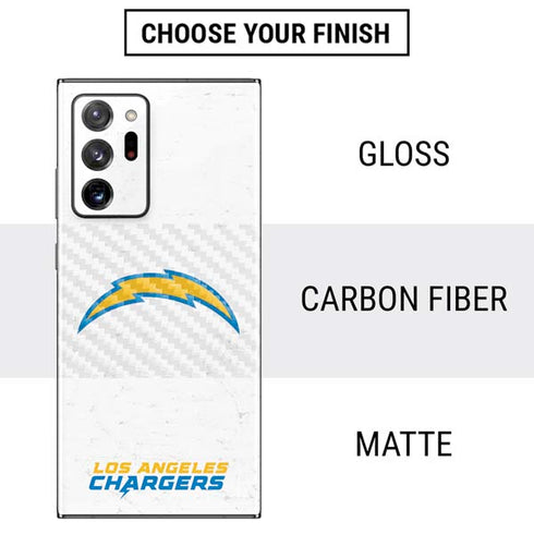 NFL Los Angeles Chargers Distressed Galaxy Note20 Ultra 5G Skin