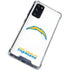 NFL Los Angeles Chargers Distressed Galaxy S20 FE Clear Case