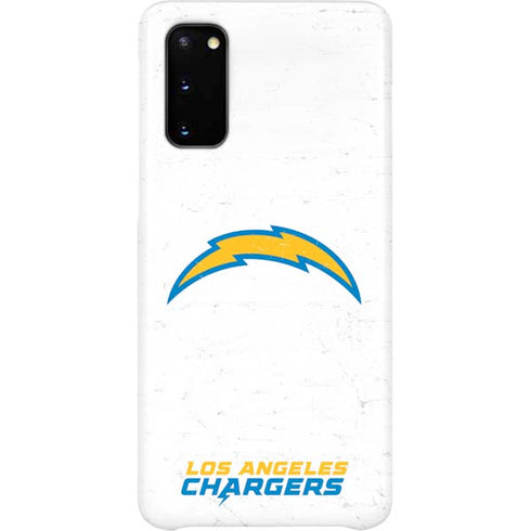 NFL Los Angeles Chargers Distressed Galaxy S20 Lite Case